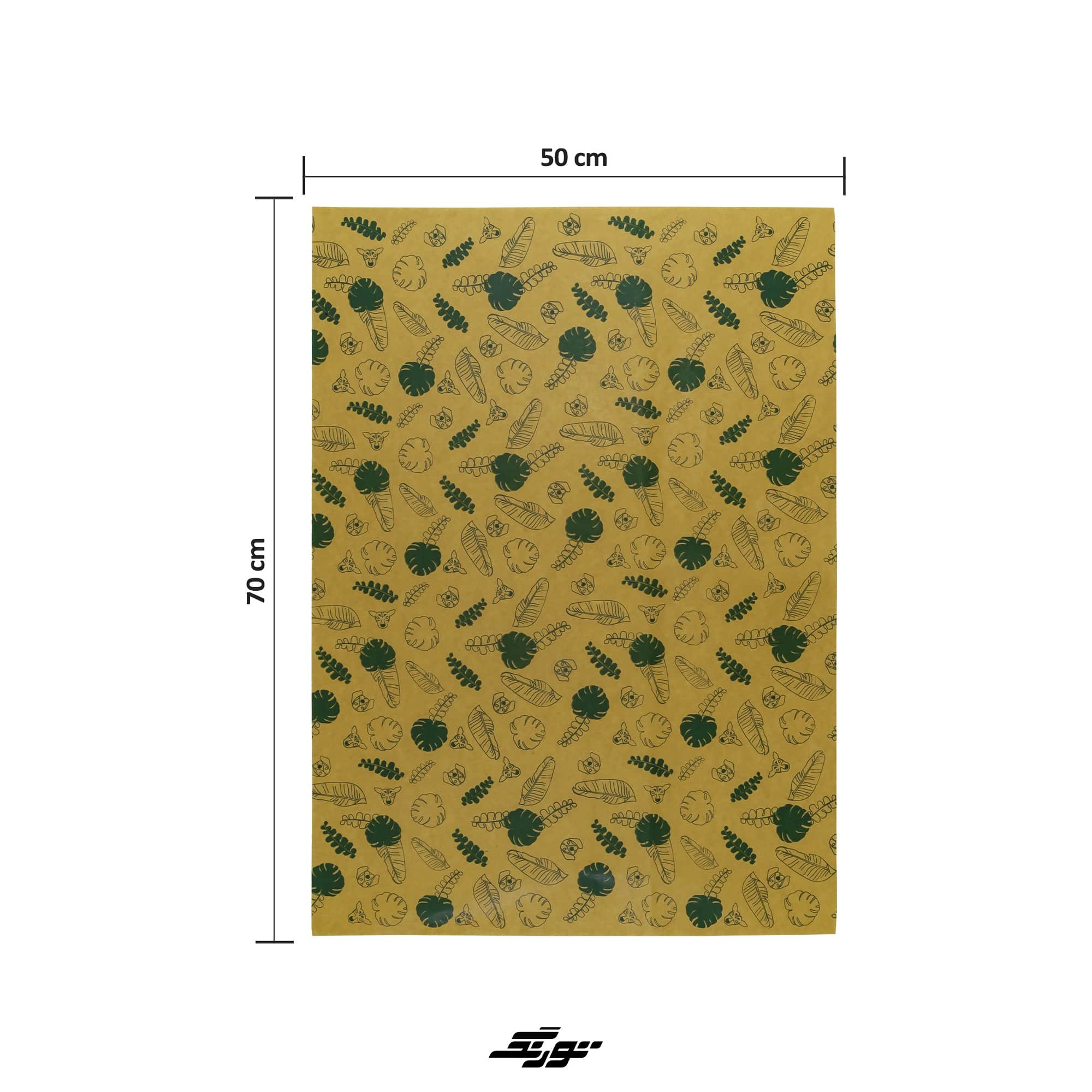 کاغذ کرافت 50x70 (چاپ شده) بسته یک کیلویی