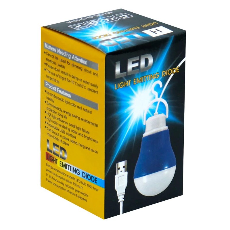 چراغ مسافرتی دوکاره USB و Micro USB قابل اتصال به انواع منبع تغذیه شامل شارژر موبایل،لپ تاپ،تبلت،پاوربانک و