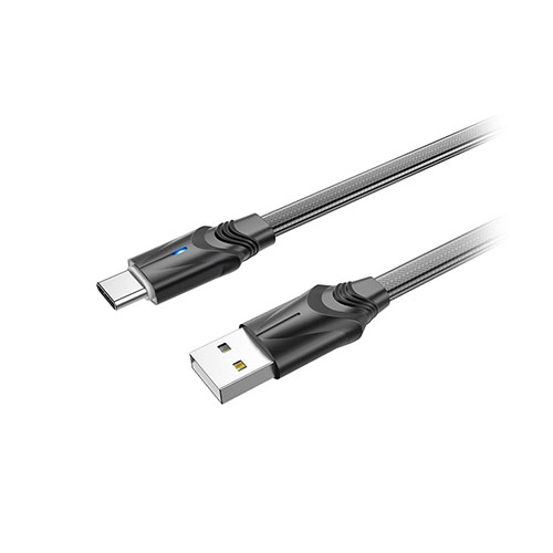کابل تبدیل USB به Type-C بروفون مدل BU12 طول 1 متر