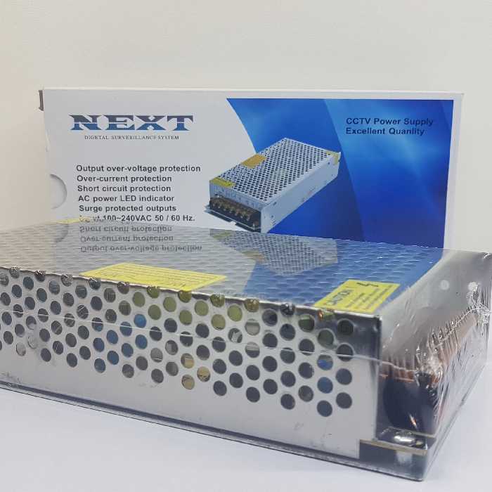 منبع تغذیه سوئیچینگ فلزی 5ولت 20 آمپر برند NEXT