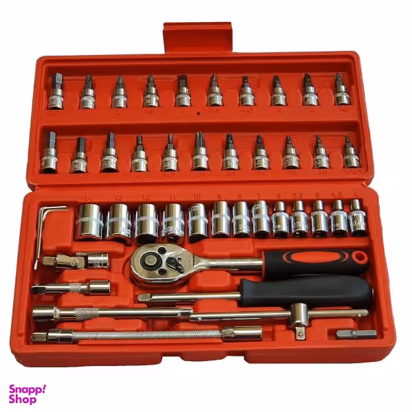 مجموعه 46 عددی آچار و سری بکس مدل 46