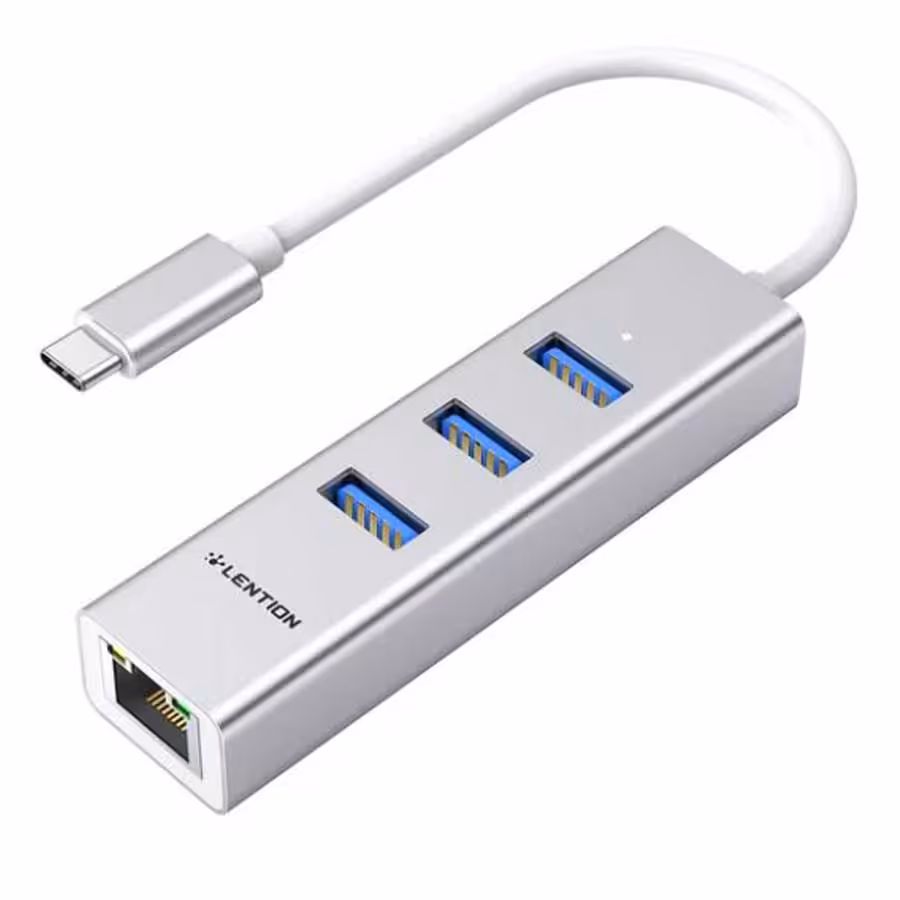 قیمت و خرید هاب USB-C چهار پورت لنشن مدل C23s | یاس ارتباط