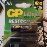 باتری قلمی AA لیتیوم Lithium جفت کارتی جی پی GP