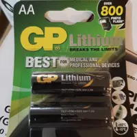 باتری قلمی AA لیتیوم Lithium جفت کارتی جی پی GP