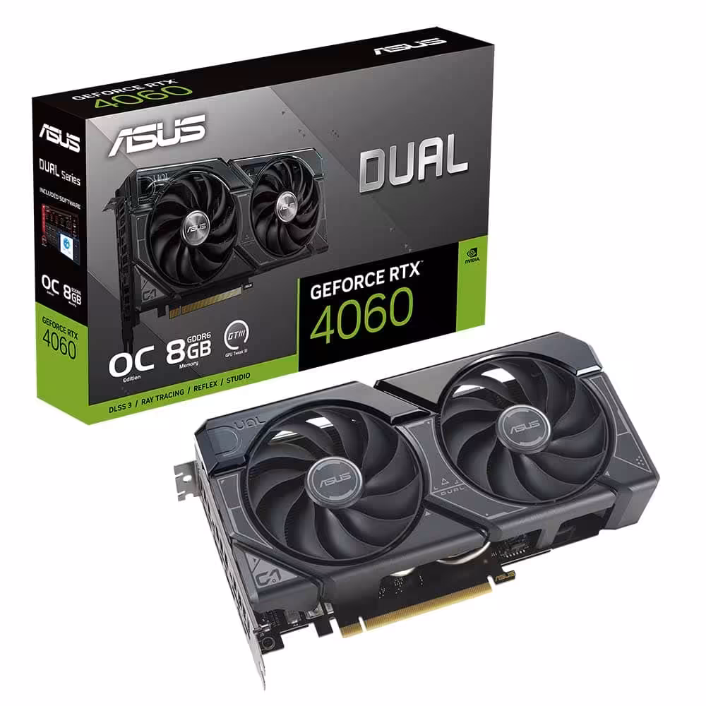 کارت گرافیک ایسوس ASUS Dual RTX 4060 OC 8GB