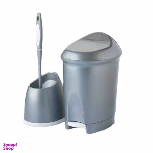 ست سطل زباله و فرچه مهسان مدل Dolphin