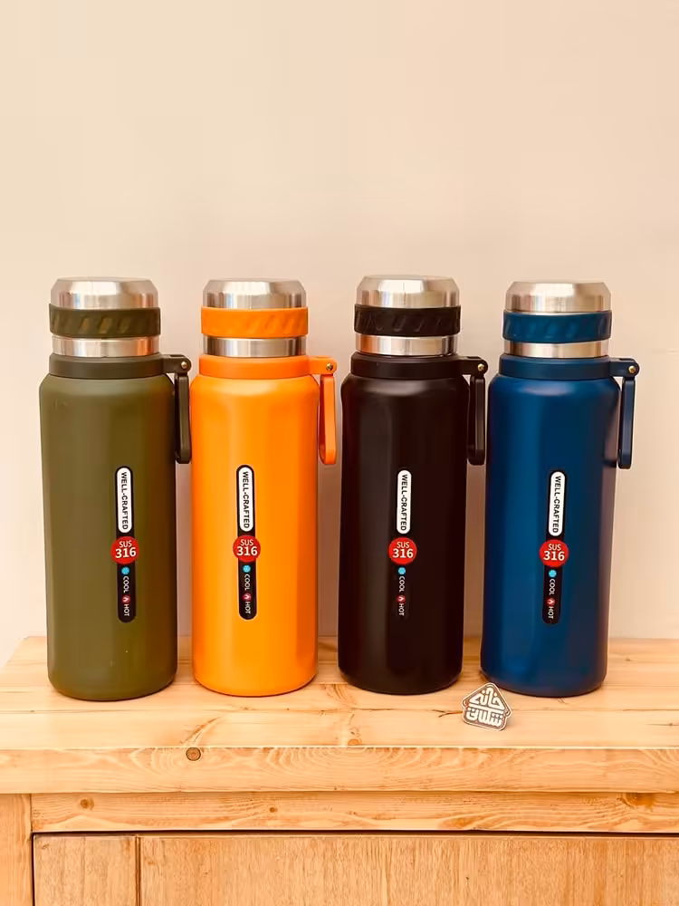 فلاسک 800میل دسته دار استیل316 کد001292