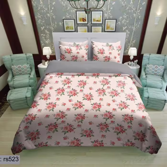 سرویس روتختی 2 نفره تنسل چاپی برندترک لند(Turk Land) rs 523