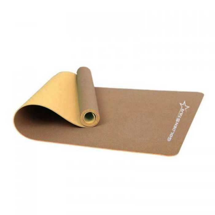 زیر انداز یوگا چوب پنبه ای مدل گلدن استار 