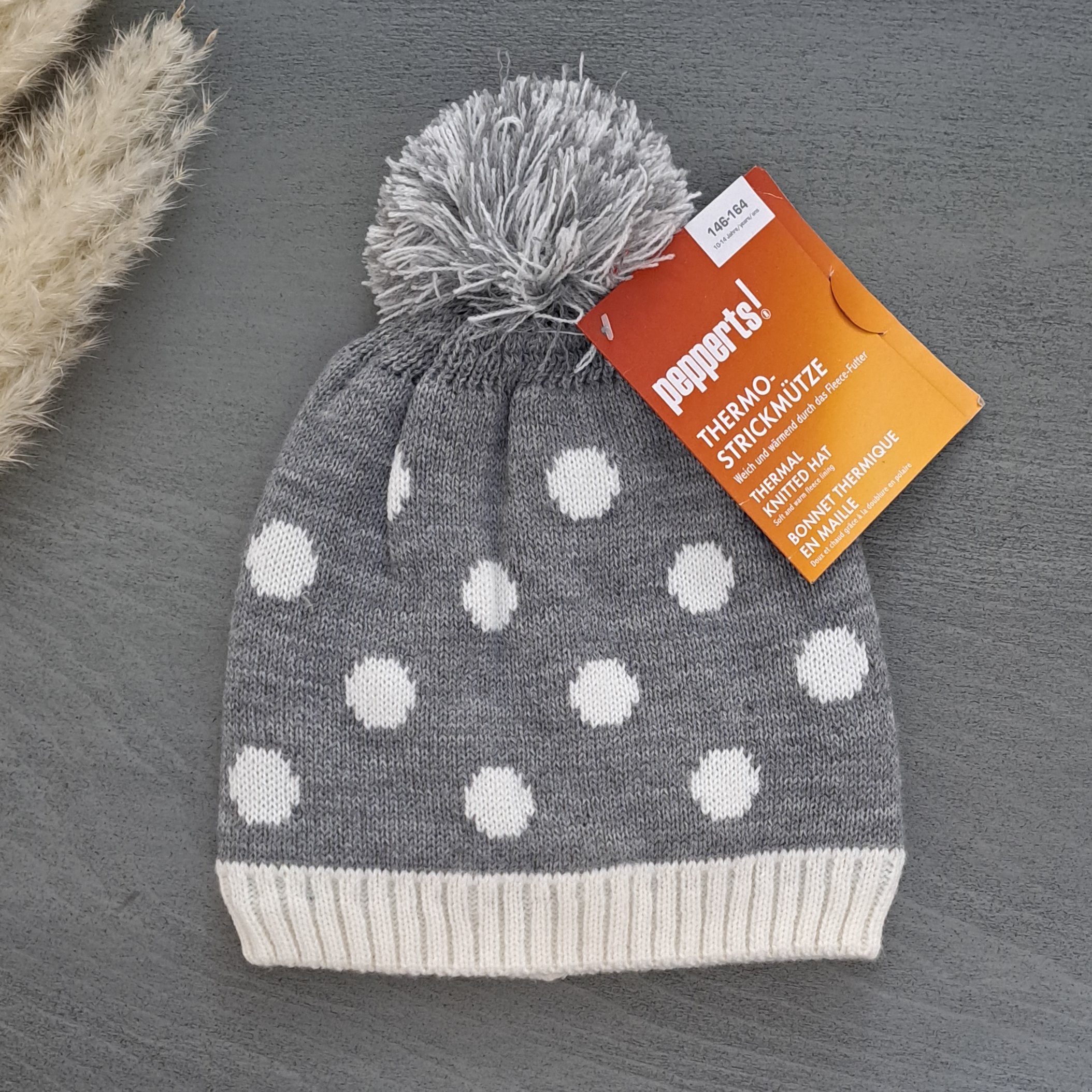 کلاه بافت پسرانه آستردار مناسب 10 تا 14 سال وارداتی 