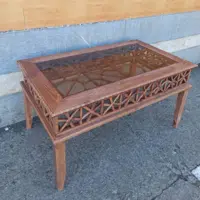 میزجلو مبلی چوبی گره چینی