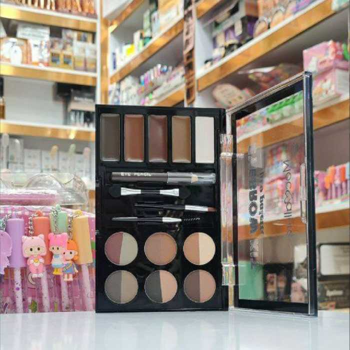 پالت کانتور و سایه ابرو،  پک 6 عددی پالت کانتور و سایه ابرو، فروش عمده