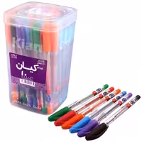 خودکار کیان رنگی بسته 50 عددی (  10 رنگ ) نوک  1