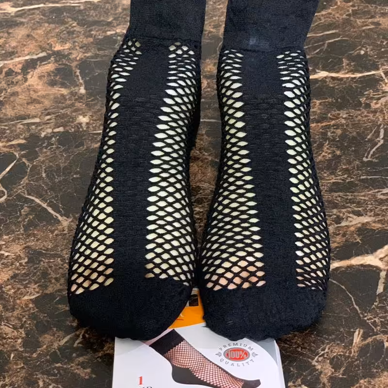 جوراب  توری تا مچ پا 