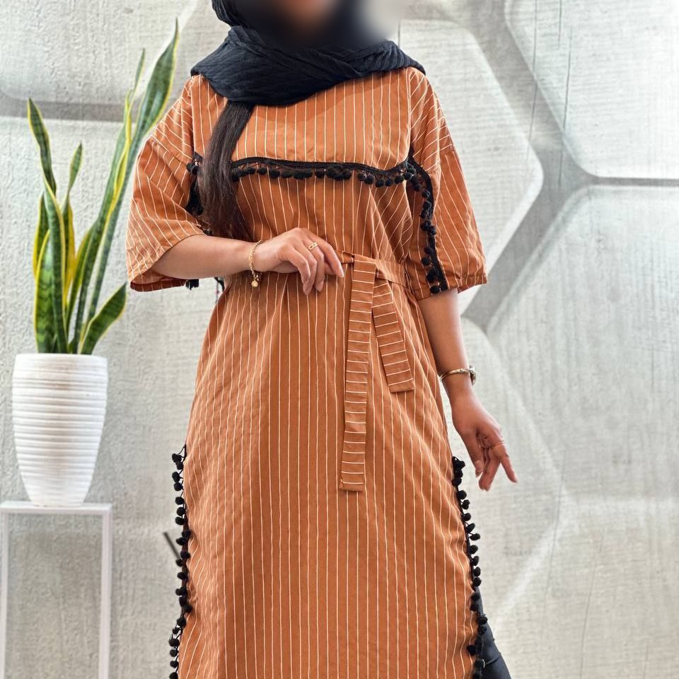 ماکسی ساحلی منگوله ارسال رایگان سه تا پنج روز 