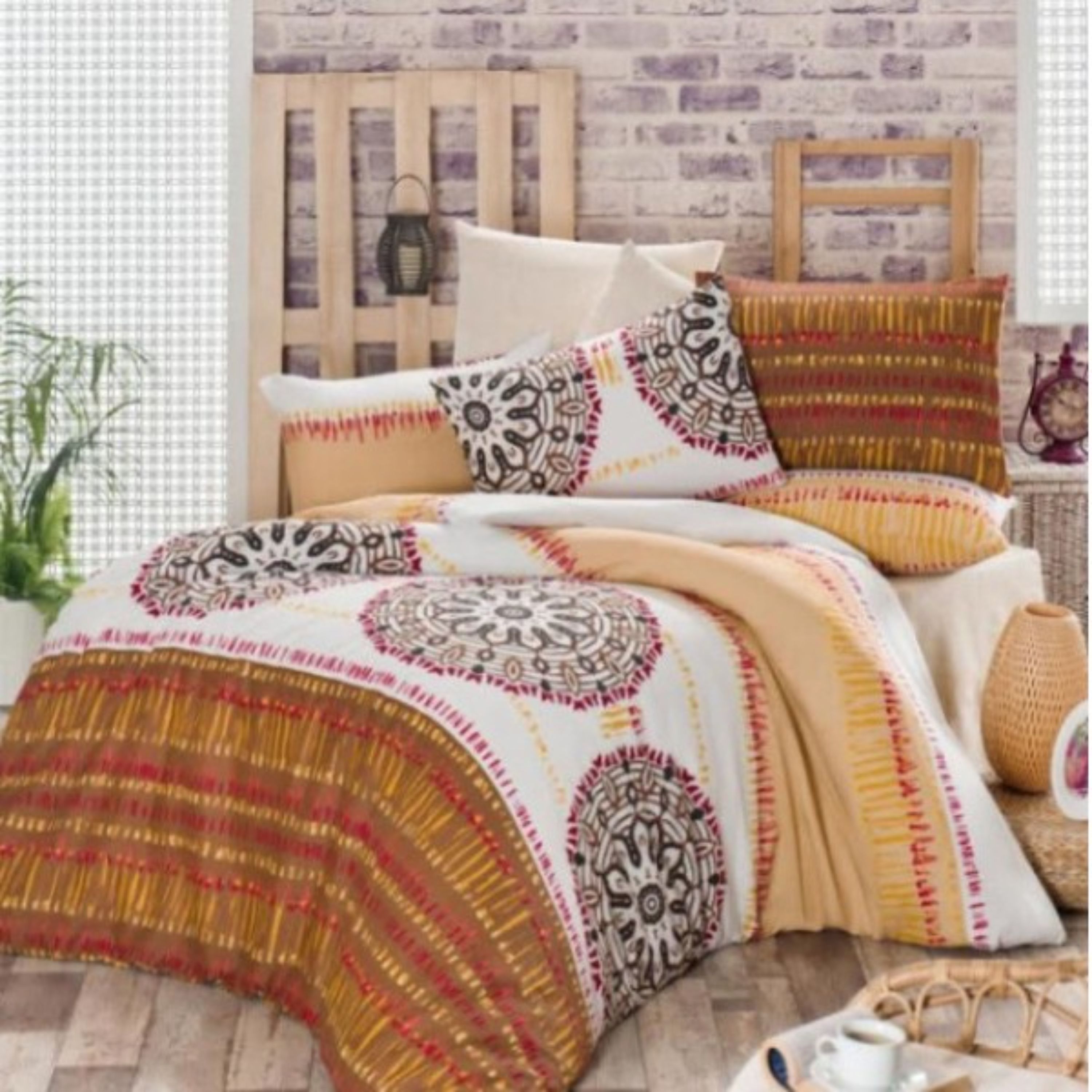 سرویس ملحفه وارل مدل venus یک نفره 3 تکه چند رنگ