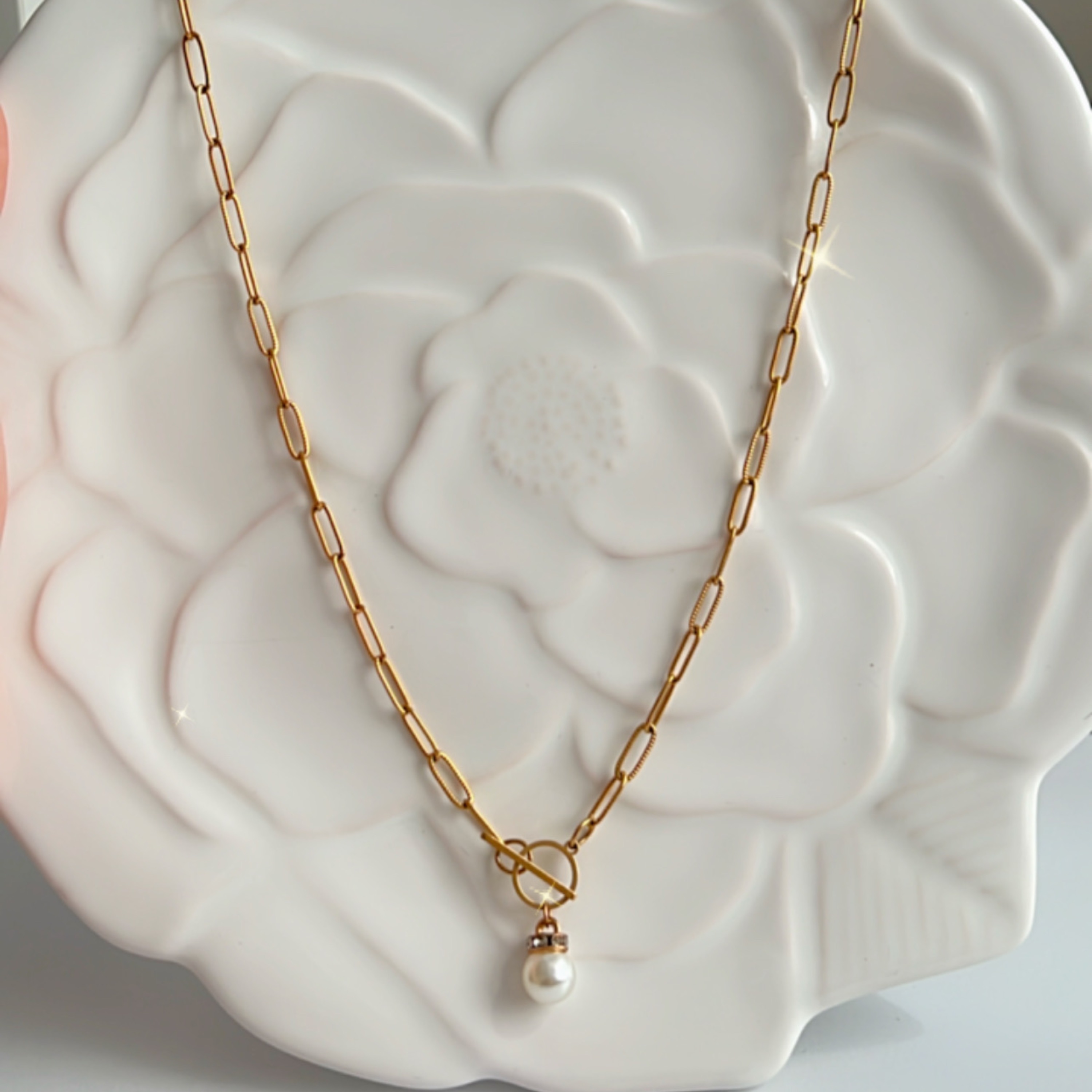 گردنبند استیل رنگ ثابت