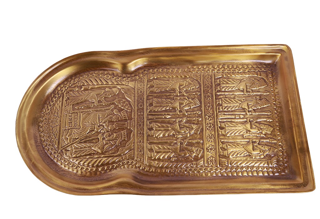 سینی آنتیک قلم کاری