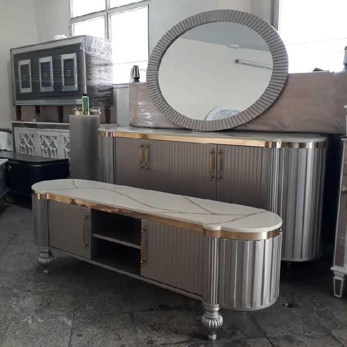 میز tv ، کنسول و قاب آینه بیضی