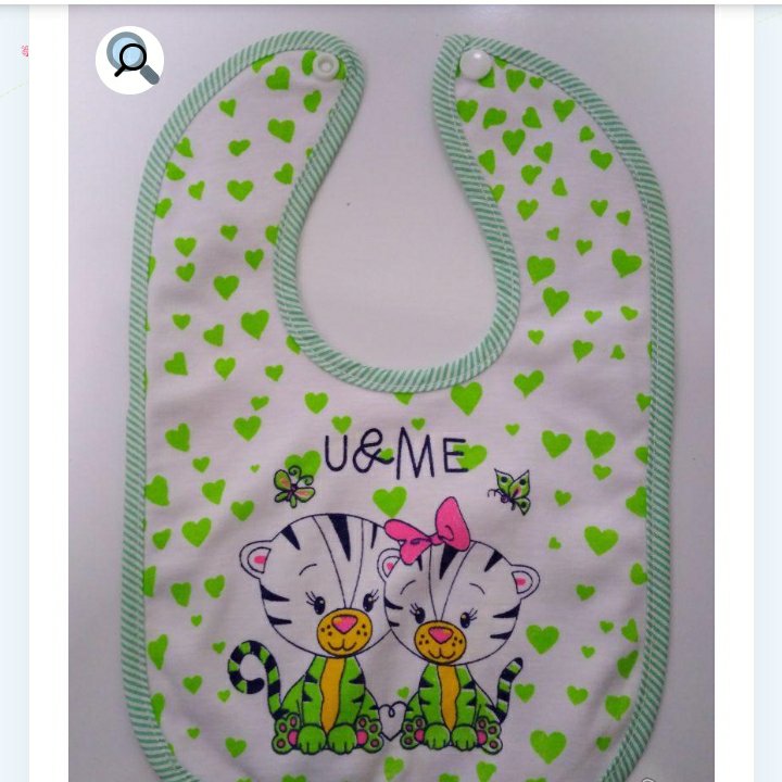 پیشبند نخی دکمه ای طرح گربه