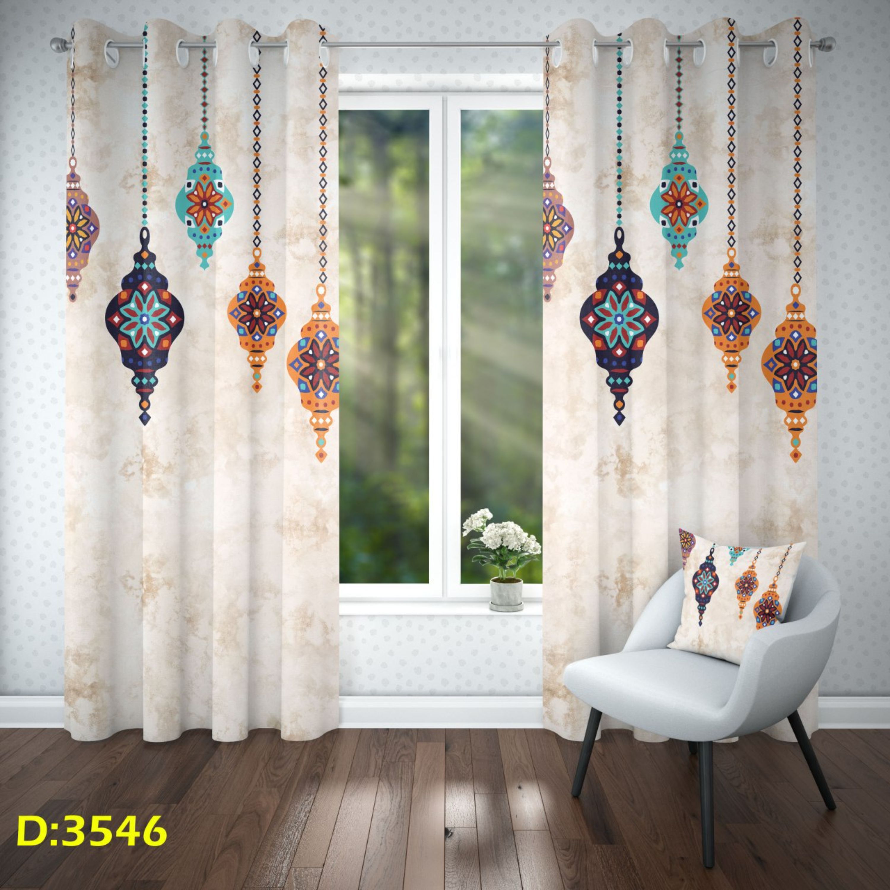 پرده چاپی تصویری - کد 3546