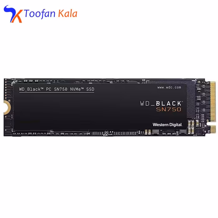 حافظه SSD وسترن دیجیتال مدل BLACK SN750 NVME ظرفیت 500 گیگابایت