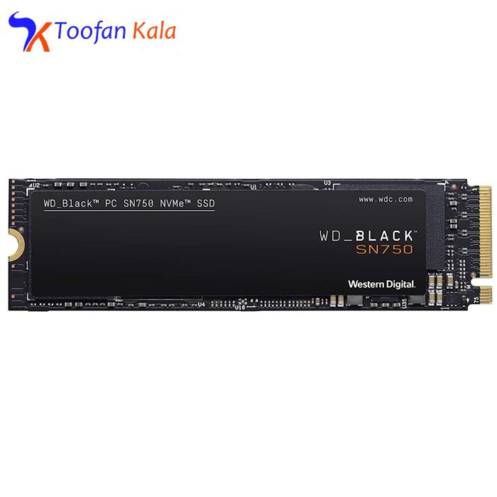 حافظه SSD وسترن دیجیتال مدل BLACK SN750 NVME ظرفیت 500 گیگابایت