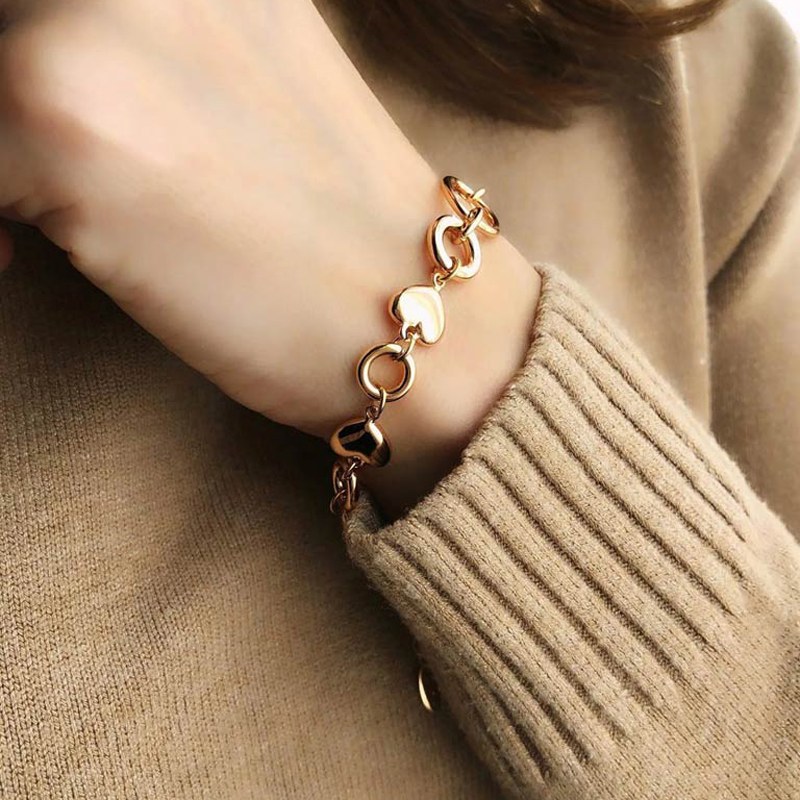 دستبند طرح قلب برند ژوپینگ 