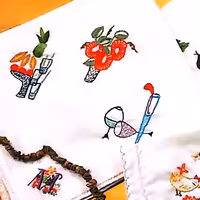 گلدوزی فانتزی