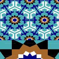 وکتور طرح کاشی کاری اسلامی شماره 46 - گرافیک با طعم تربچه