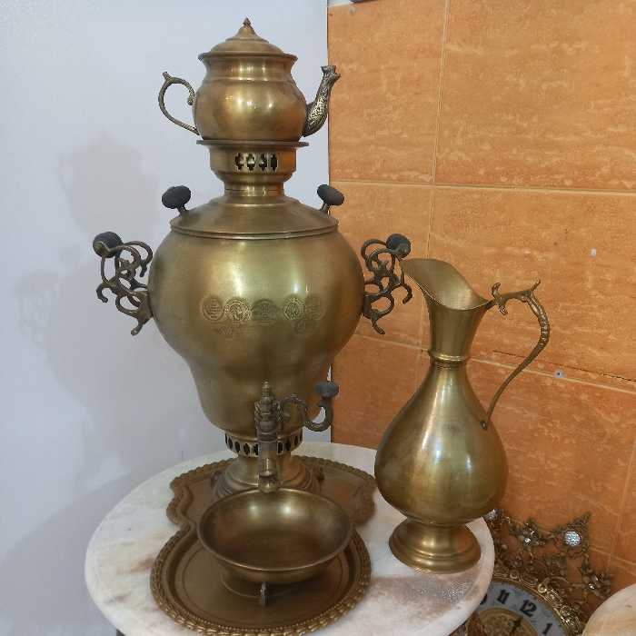 سماور فیلی 7 لیتری با ست کامل