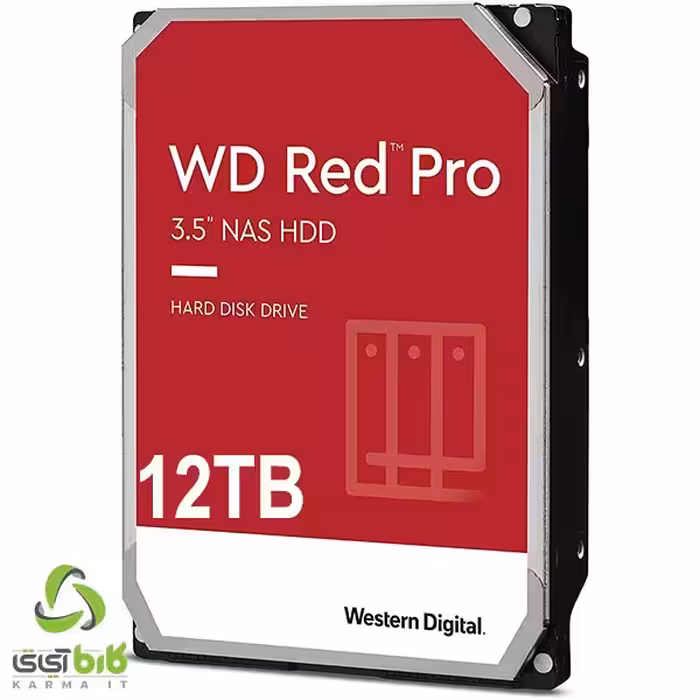 هارد اینترنال وسترن دیجیتال مدل Red Pro 12TB - فروشگاه کارما آی‌تی