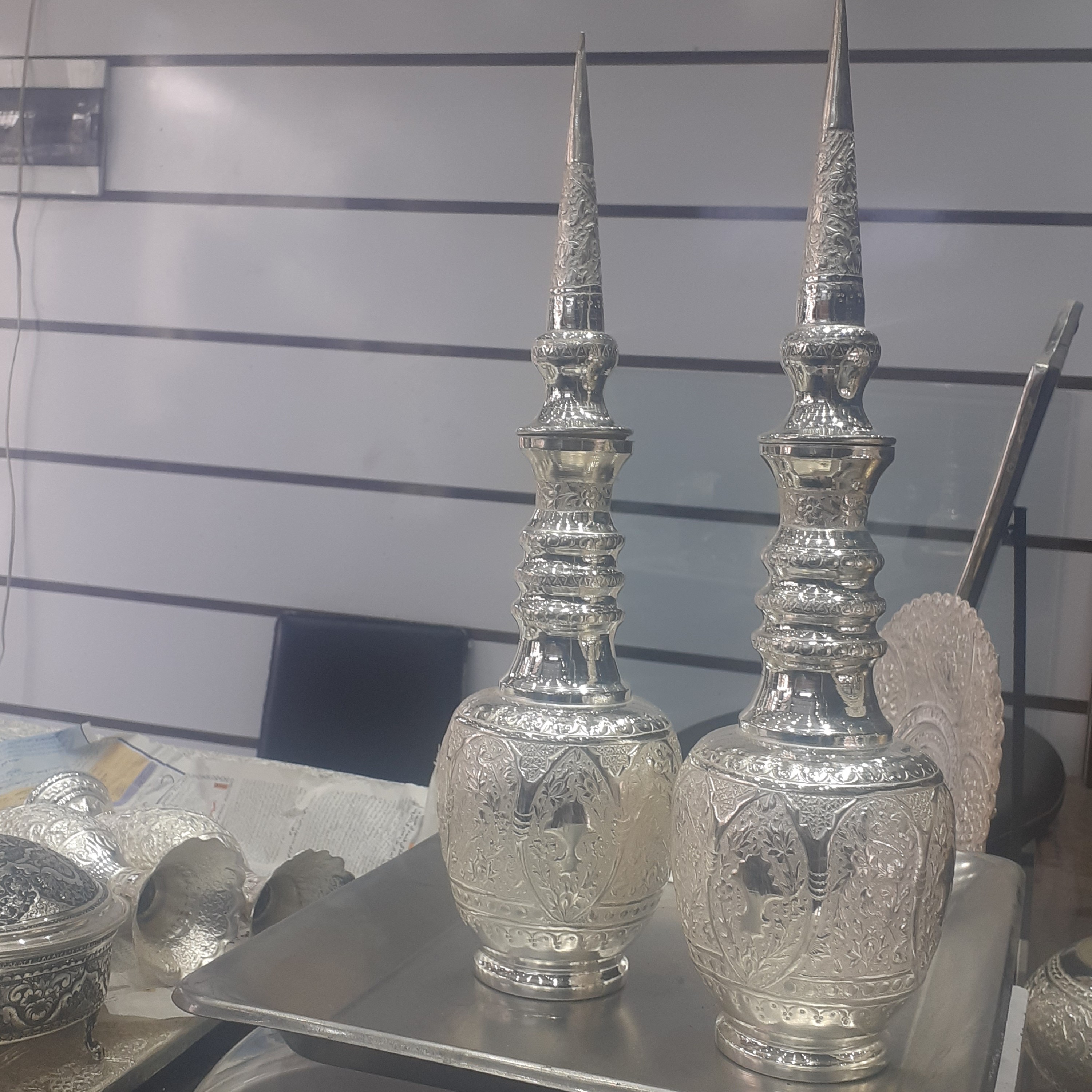 تنگ شاخدار قلمزنی ساخت و قلم بسیار شیک