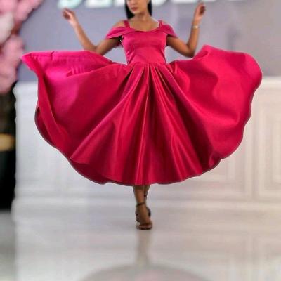پیراهن مهمانی زنانه ساتن مدل پیراهن نیلو