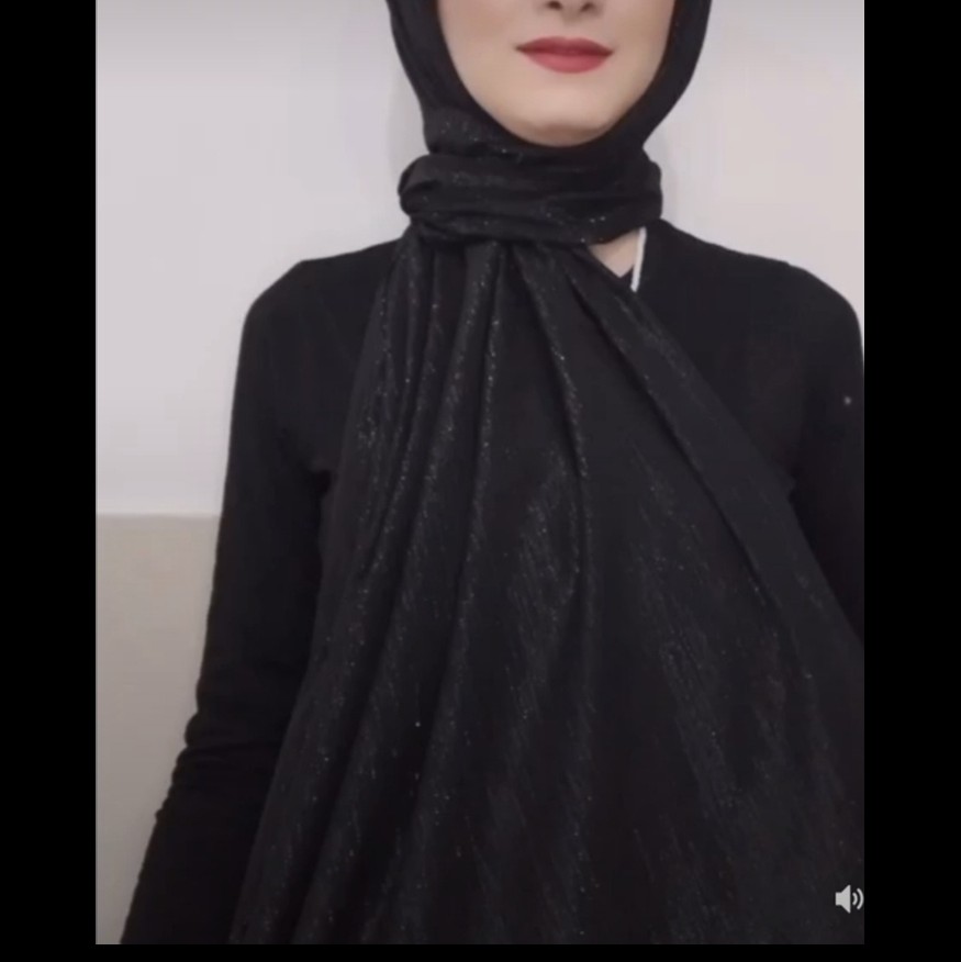 شال مجلسی لمه دار. شال شاین دار. شال مشکی مجلسی