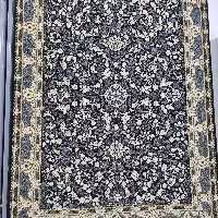 فرش پاتریس 1200شانه گل برجسته طرح افشان صحرا مشکی 9متری