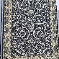 فرش پاتریس 1200شانه گل برجسته طرح افشان صحرا مشکی 9متری
