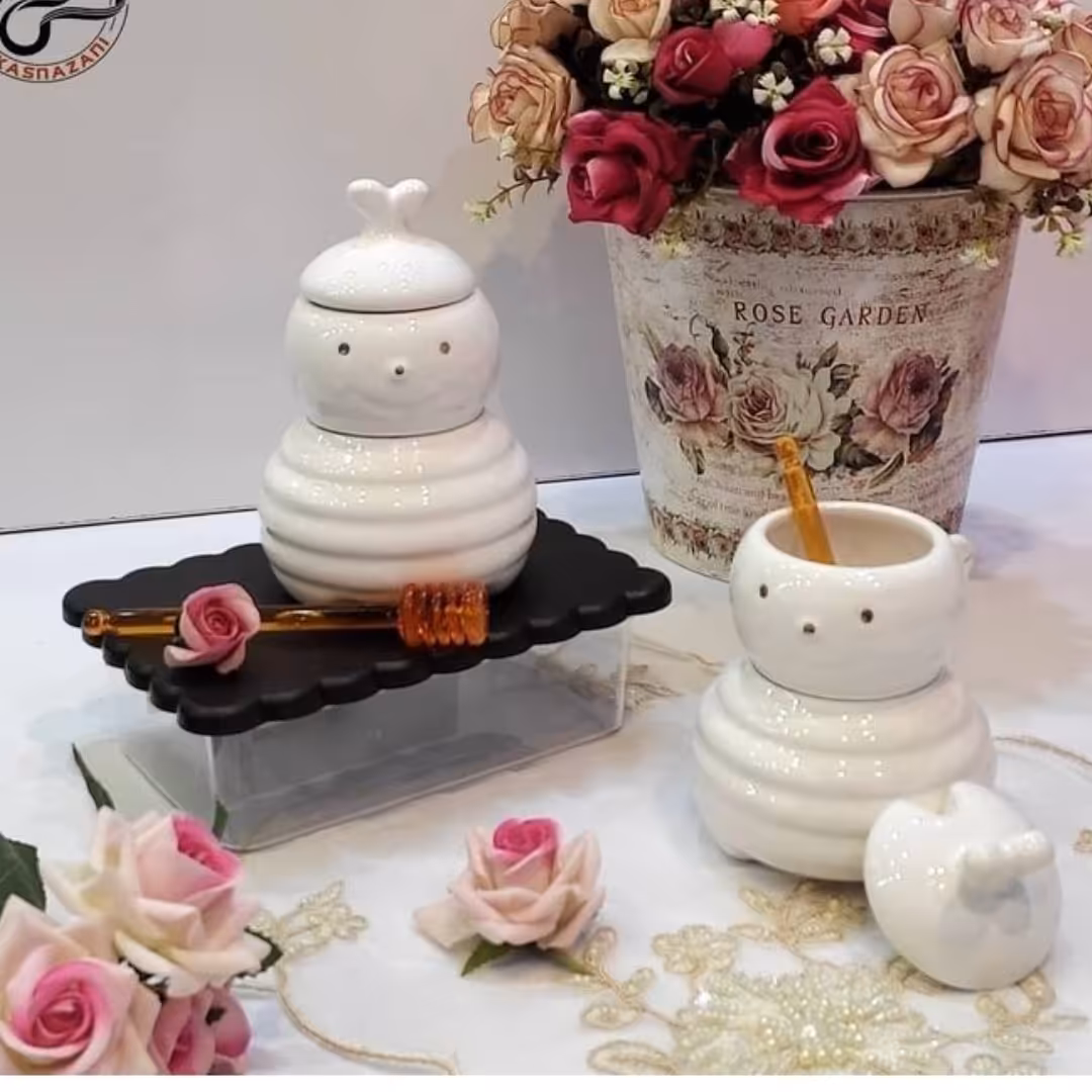  ظرف عسل سرامیکی