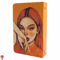 دفترچه یادداشت کلاسوری سویل طرح دختر