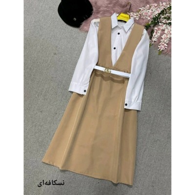 ست سه تیکه زنانه ست وست شومیز کمربند زنانه ست عیدانه