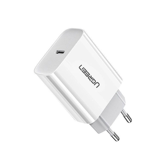 شارژر دیواری UGreen Nexode Mini charger Dual USB-C 18W PD CD137 60450