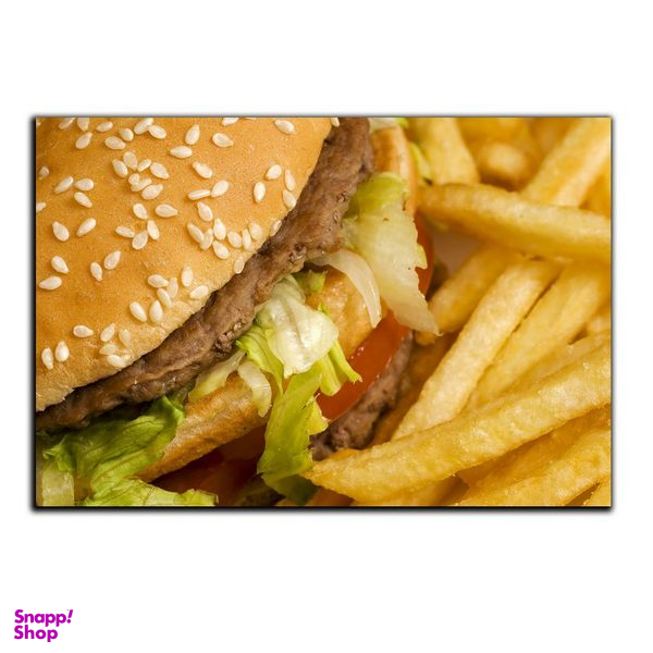 تابلو شاسی بکلیت طرح فست فود همبرگر مدل SH-4940