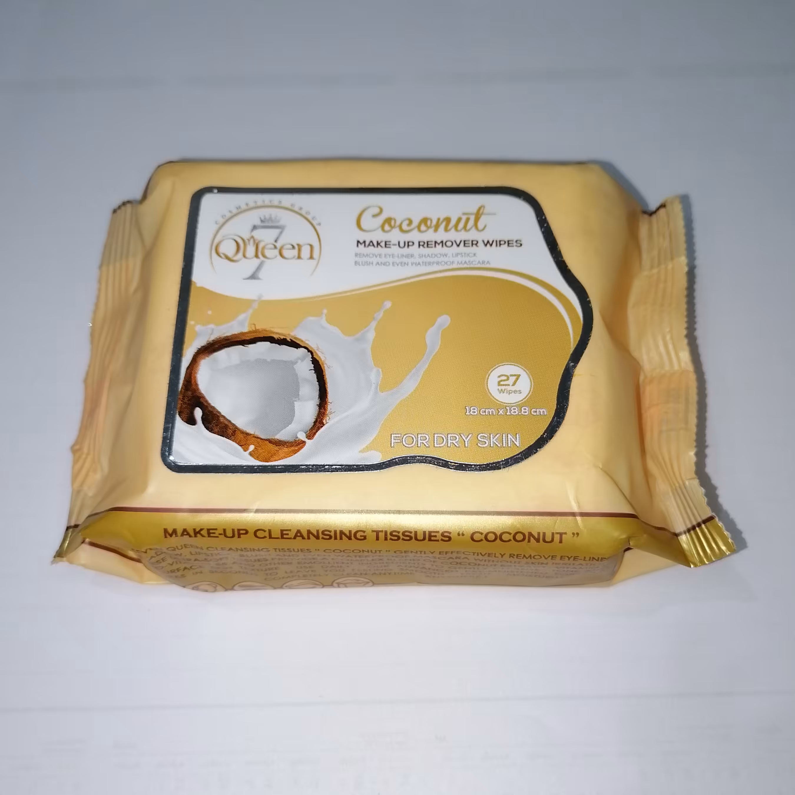 دستمال مرطوب آرایشی Queen مدل Coconut