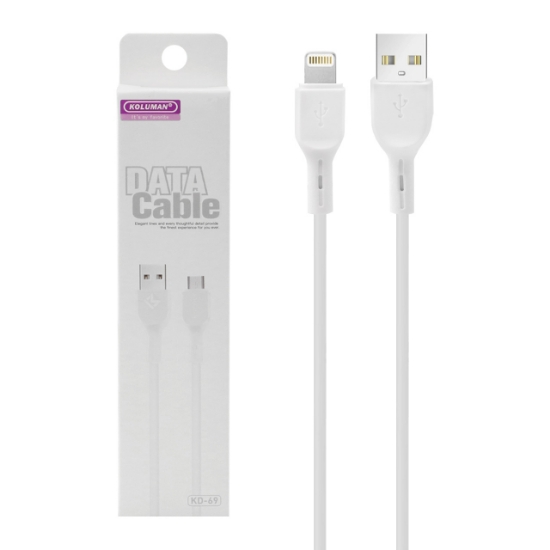 کابل تبدیل USB به لایتنینگ کلومن مدل KD-69