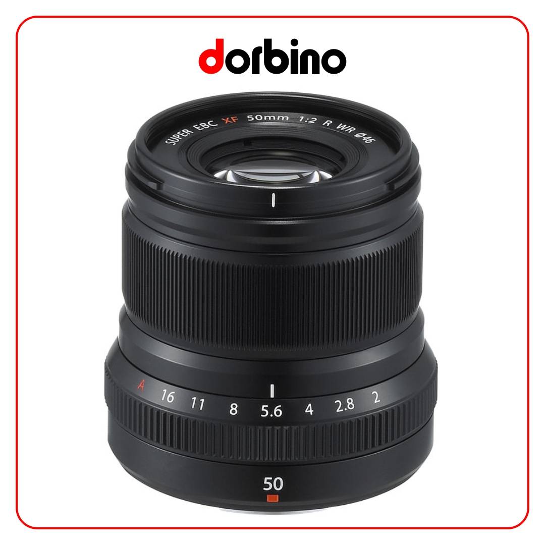 لنز فوجی فیلم FUJIFILM XF 50mm f/2 R WR Lens (Black) - فروشگاه دوربین دوربینو