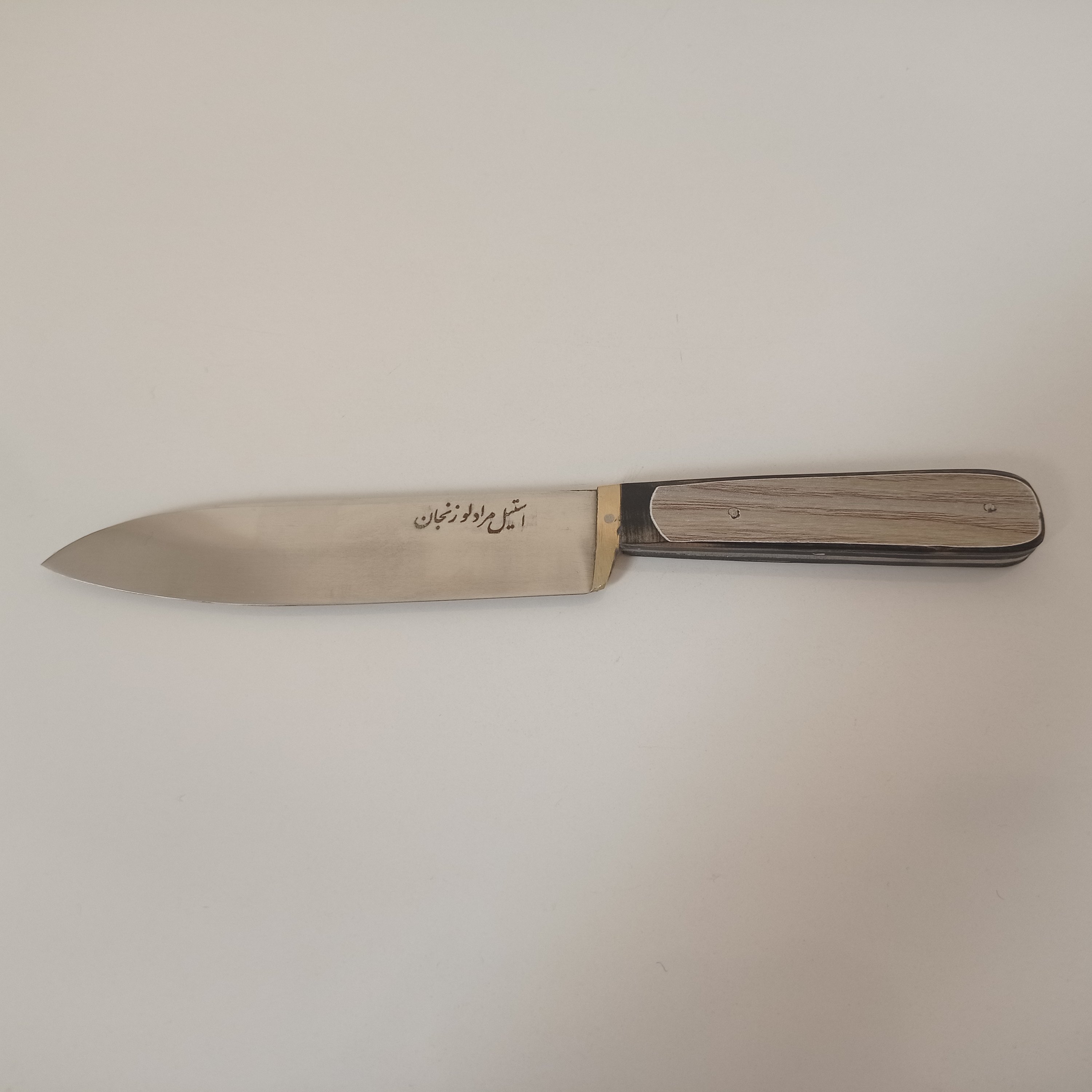 چاقو آشپزخانه استیل براق ضد زنگ مرادلو سایز 3 زنجانیها با کیفیت بالا 