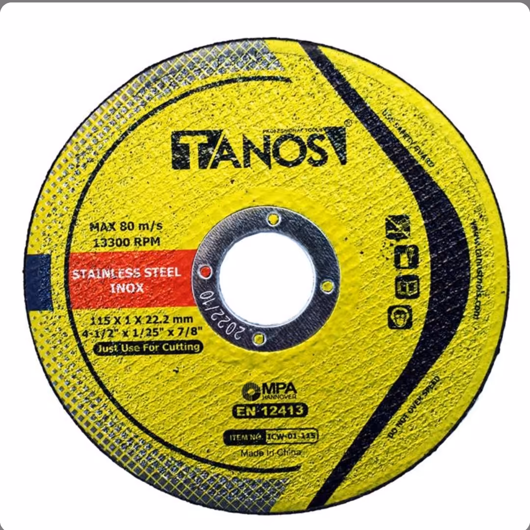 صفحه استیل بر مینی قطر 115 م م  ضخامت 1  م م تانوس tanos