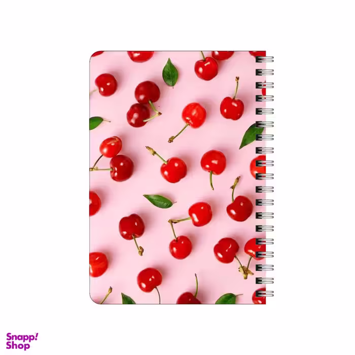 دفترچه یادداشت 80 برگ بامبیلیپ مدل چوبی طرح گیلاسی کد 5207019