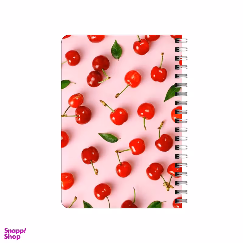 دفترچه یادداشت 80 برگ بامبیلیپ مدل چوبی طرح گیلاسی کد 5207019