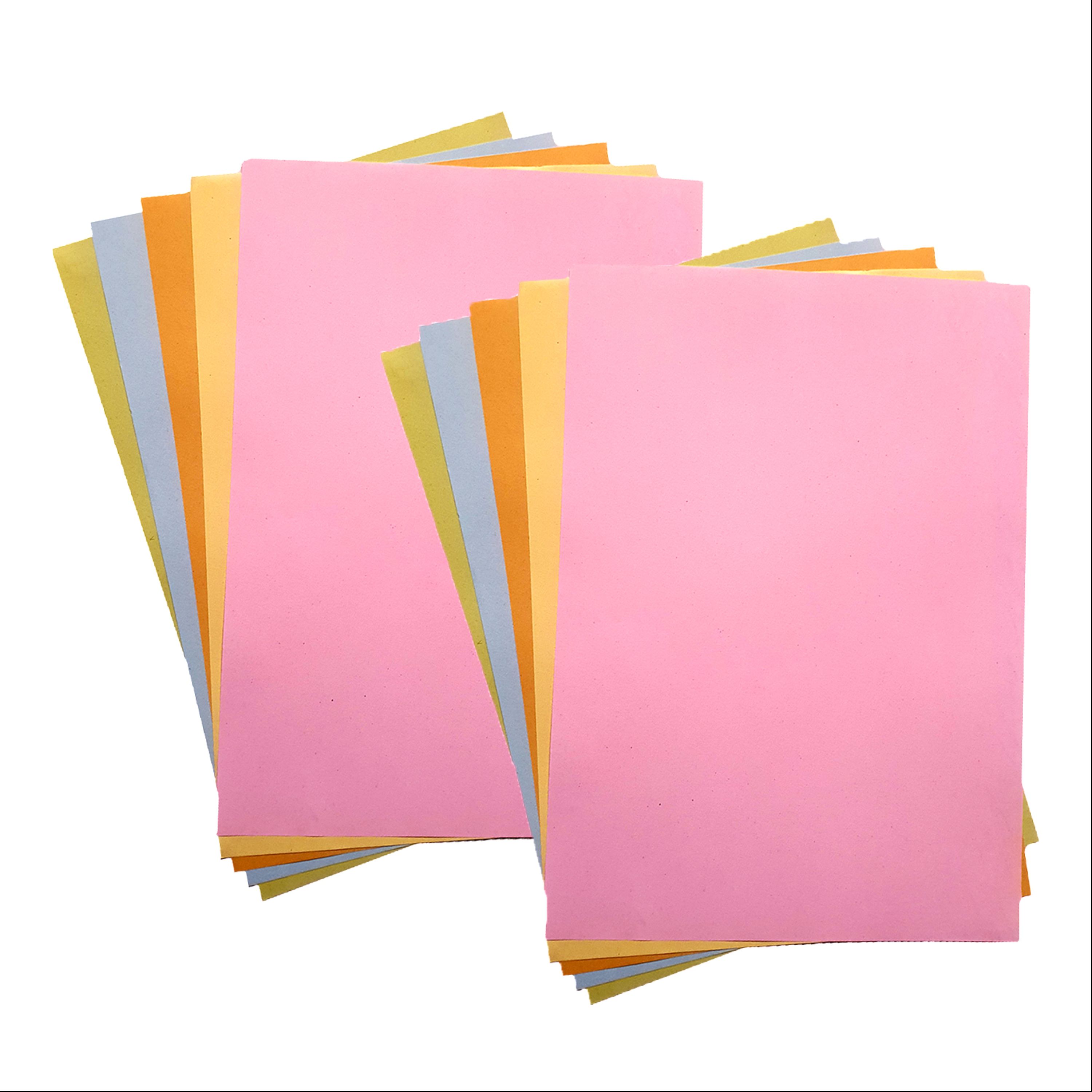 کاغذ رنگی A4 دو رو (2 بسته 5عددی)